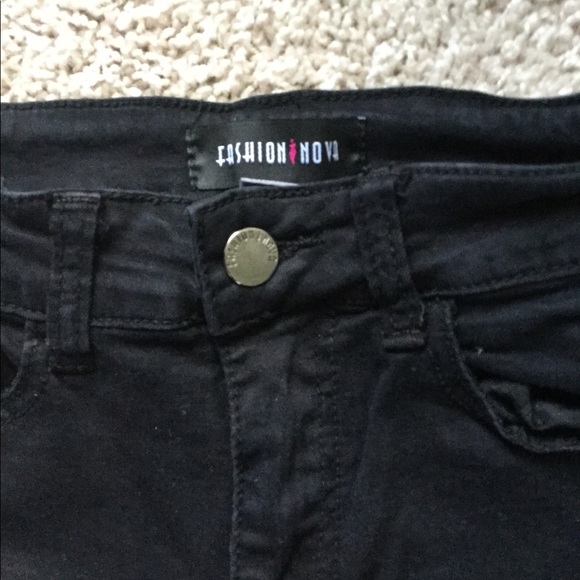 Fashion Nova Highwaisted Cutout Jeans - Picture 3 of 10